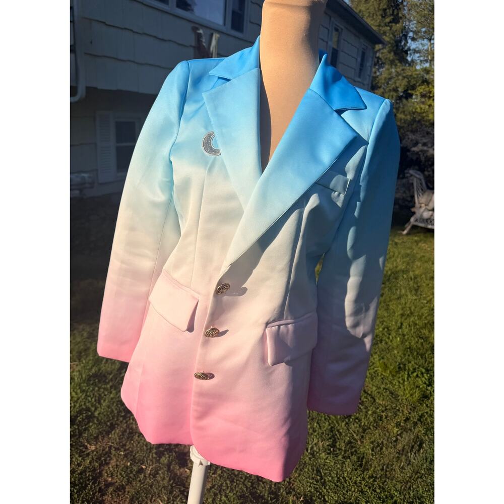 Pastel Blazer Vintage Retro Barbiecore Jacket Women’s LA'RAS